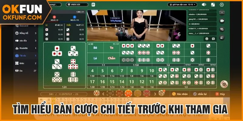 Tìm hiểu bàn cược chi tiết trước khi tham gia